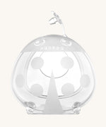 The Haakaa Ladybug Silicone Breast Milk Collector, features a fun ladybird design and 4 little stopper feet to give stability to the ladybug milk collector