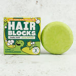 Lime and Sandalwood Hair Blocks Solid Shampoo Bar