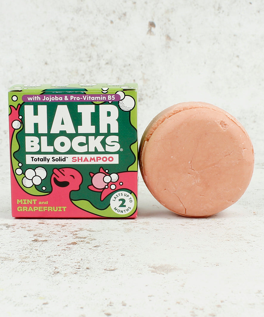 Mint and Grapefruit Hair Blocks Solid Shampoo Bar