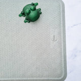 Hevea Large Natural Rubber Bath Mat - Granite