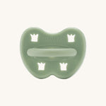 Hevea Round Baby Pacifier - 3-36 Months in Moss Green