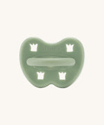 Hevea Round Baby Pacifier - 3-36 Months in Moss Green
