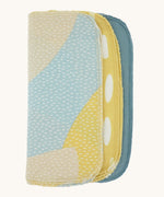 Imse Vimse Reusable blue sprinkle design 10 pack Organic Cotton Wipes 