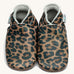 Inch Blue leopard baby shoes available at Babipur. A soft leather baby shoe with an all over leopard design on each shoe. Features elastic ankle cuffs for a secured fit