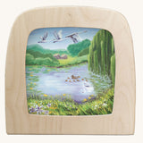 Toverlux magic lamp silhouette featuring the ugly duckling artwork by Kapitein Kalk