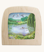 Toverlux magic lamp silhouette featuring the ugly duckling artwork by Kapitein Kalk