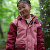 LGR Plum Colour Block Waterproof Winter Coat