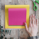 Kite Waxed Craft Paper Books, for origami and window art, in rainbow colours in 16cm and 22cm squared.