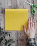 Kite Waxed Craft Paper for origami and window art, in rainbow colours 22cm squared.