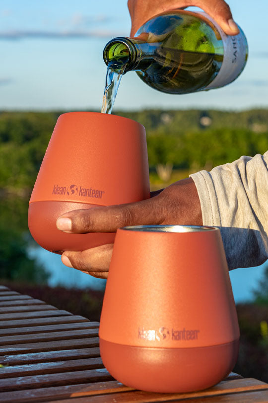 Klean Kanteen wine tumblers to represent Klean Kanteen reusable stainless steel bottle sale at Babipur.