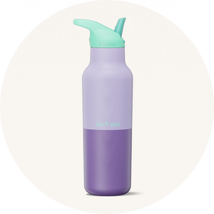 Klean Kanteen Rise 16oz Insulated and Leakproof Classic Reusable Bottle in Limited Edition Orchid Kaleidoscope to represent Klean Kanteen Rise Collection at Babipur.