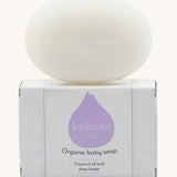 The Kokoso Organic Baby Soap available at Babipur. A gentle soap bar for newborns and the rest of the family