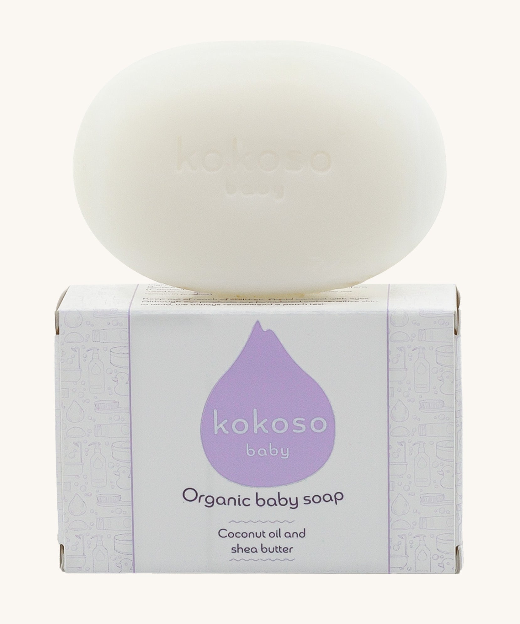 The Kokoso Organic Baby Soap available at Babipur. A gentle soap bar for newborns and the rest of the family