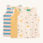 LGR Adventure Organic Vest Set - 3 Pack