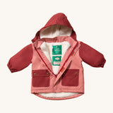 LGR Plum Colour Block Waterproof Winter Coat