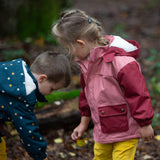 LGR Plum Colour Block Waterproof Winter Coat