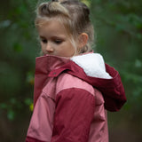 LGR Plum Colour Block Waterproof Winter Coat