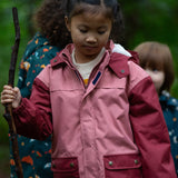 LGR Plum Colour Block Waterproof Winter Coat
