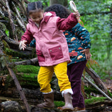 LGR Plum Colour Block Waterproof Winter Coat