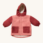 LGR Plum Colour Block Waterproof Winter Coat