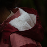 LGR Plum Colour Block Waterproof Winter Coat