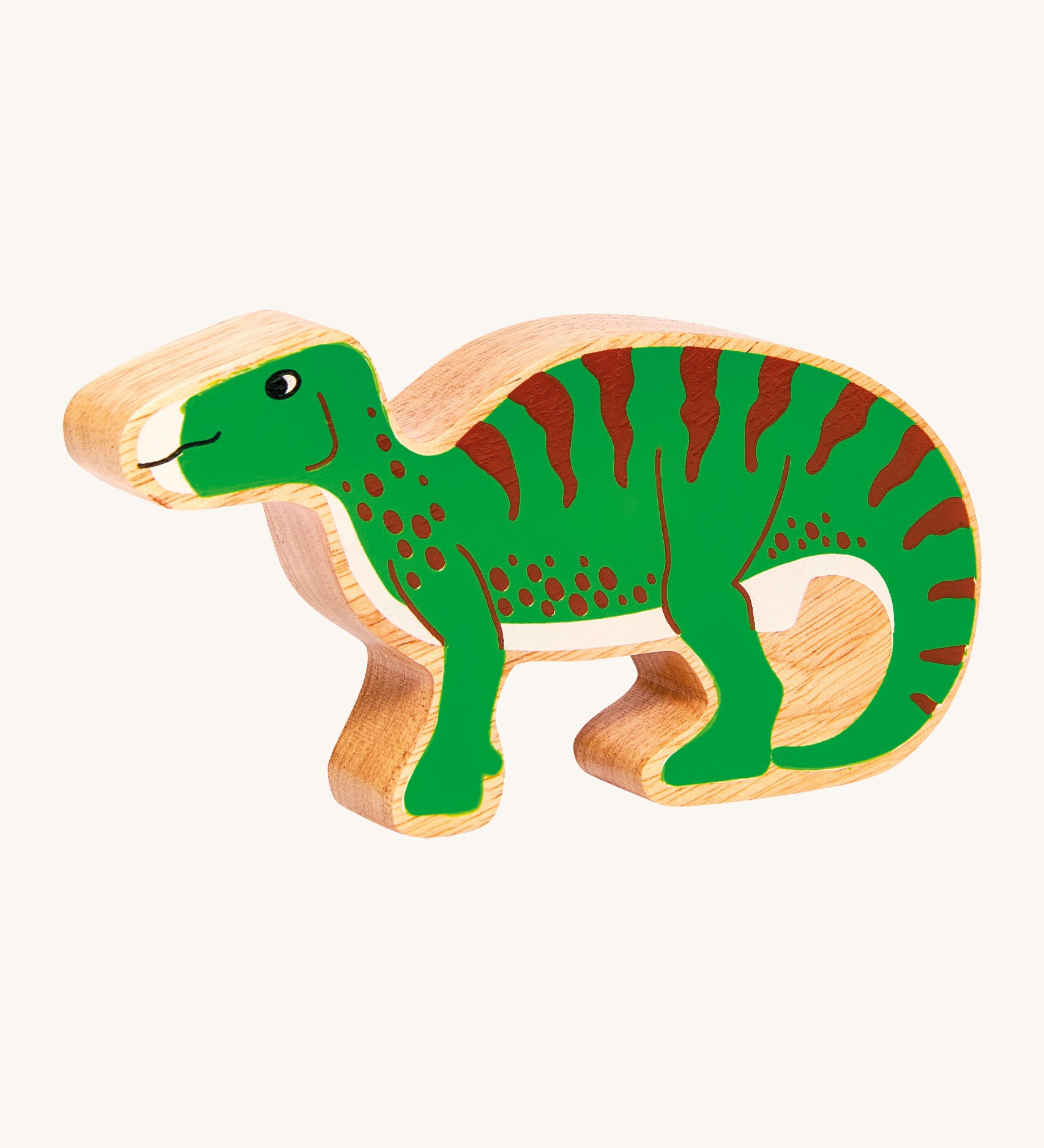 Lanka Kade Iguanodon figure available at Babipur. A chunky wooden figure in a shape of a Iguanodon. 