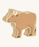 A chunky wooden Lanka Kade brown ox animal figure available at Babipur.