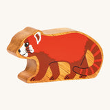 Chunky wooden Lanka Kade red panda animal figure available at Babipur.