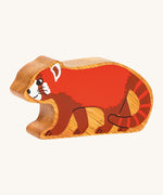 Chunky wooden Lanka Kade red panda animal figure available at Babipur.