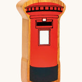 Chunky wooden Lanka Kade red post box figure available at Babipur.