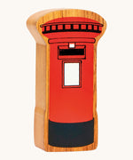 Chunky wooden Lanka Kade red post box figure available at Babipur.