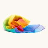 Laura's play cotton bright rainbow play cloth made from 100% organic cotton 