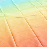 Laura's play cotton pastel rainbow play cloth made from 100% organic cotton laid flat 