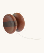 Mader free wheel butterfly yoyo available at Babipur. This yoyo is a traditional wooden toy and handmade. It features a butterfly shape to allow wide catch zone.
