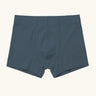 Maxomorra kids GOTS organic cotton boxer shorts in navy. Features an elasticated waist band