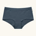 Maxomorra GOTS organic cotton women's brief hipster pants in navy with an elasticated waist band