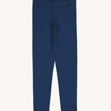 Maxomorra Solid Navy Leggings