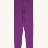Maxomorra Organic Cotton Solid Violet Leggings