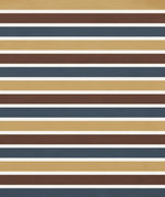 Maxomorra stripes in yellow, white, blue and brown, made from GOTS organic cotton.