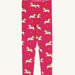 Maxomorra child's Unicorn Leggings on a plain background.