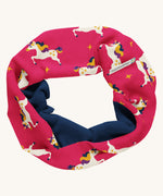 Maxomorra Unicorn Sweat Tube Scarf on a plain background. 