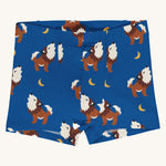 Maxomorra Wolf Boxer Shorts on a plain background.