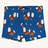 Maxomorra Wolf Boxer Shorts on a plain background.