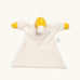 Nanchen baby duck comforter with a soft white terry body and a yellow head and hand