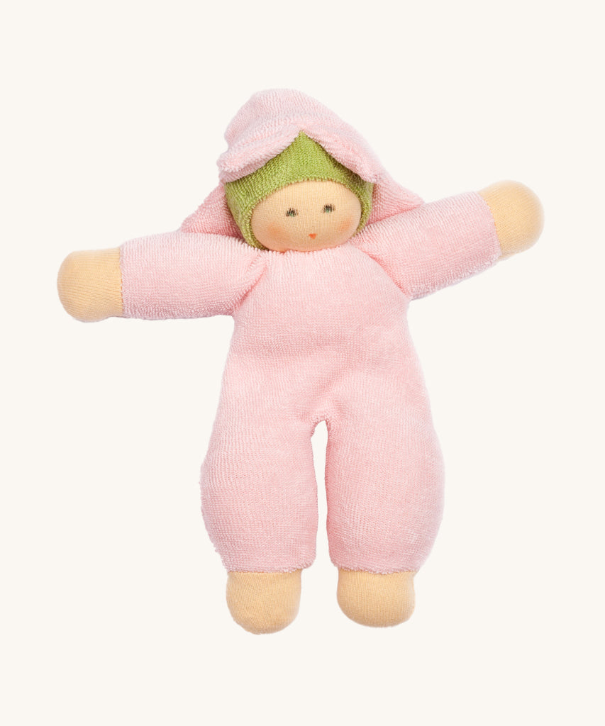 Pink Rattle Doll Nanchen Flower Fairy Rattle Doll - Pink – Babipur