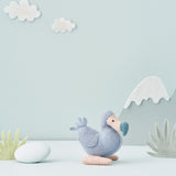 A cute blue toy Dodo bird from the Olli Ella Holdie World Extinct Animals Set, available to buy at Babipur.