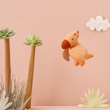 A pink flying Pterodactyl plush toy from the Olli Ella Holdie World Prehistoric Animals Dinosaurs, buy now at Babipur.