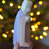 Ostheimer wooden Joseph figure - nativity toy or Christmas decoration - buy now at Babipur.