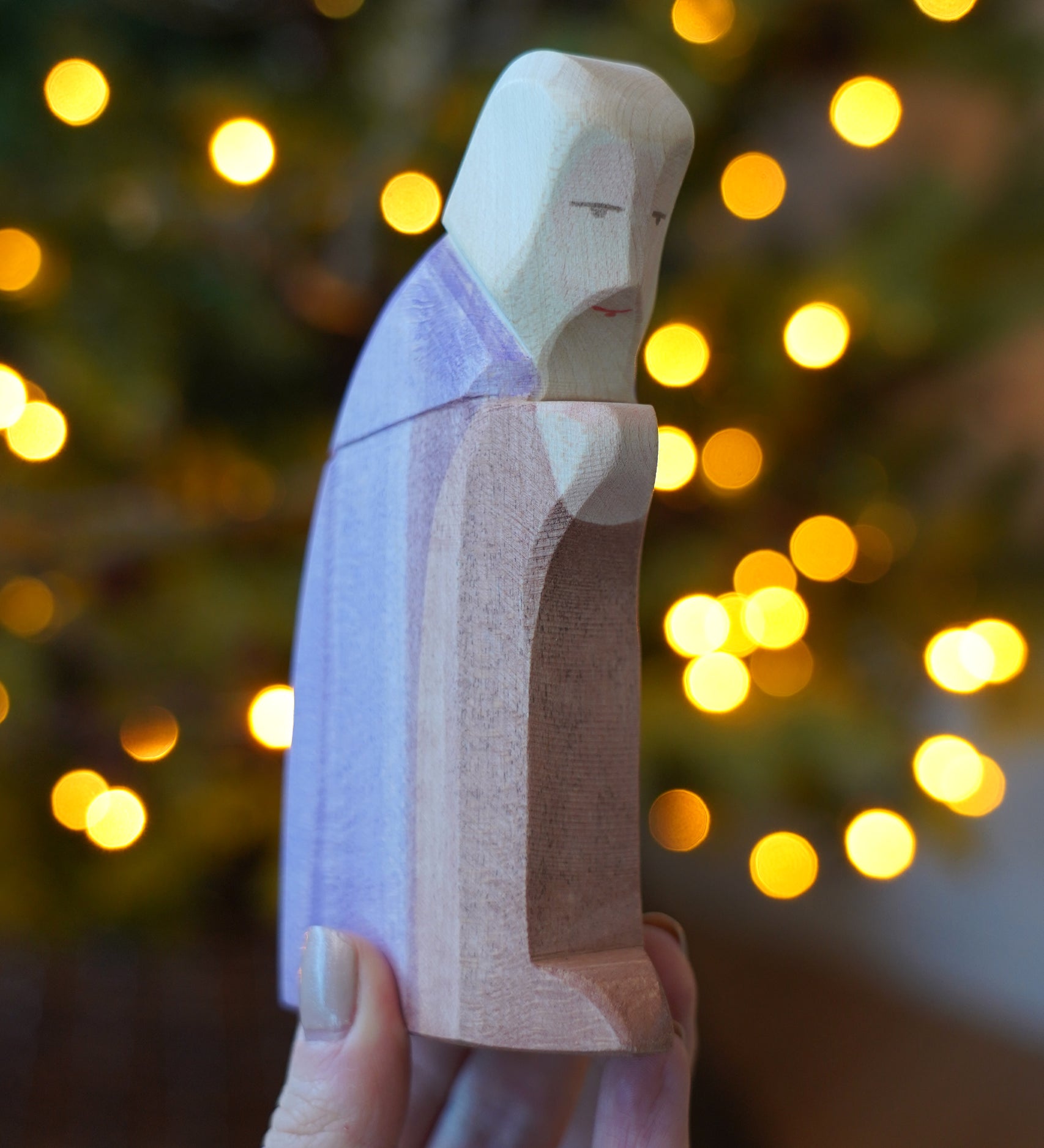 Ostheimer wooden Joseph figure - nativity toy or Christmas decoration - buy now at Babipur.