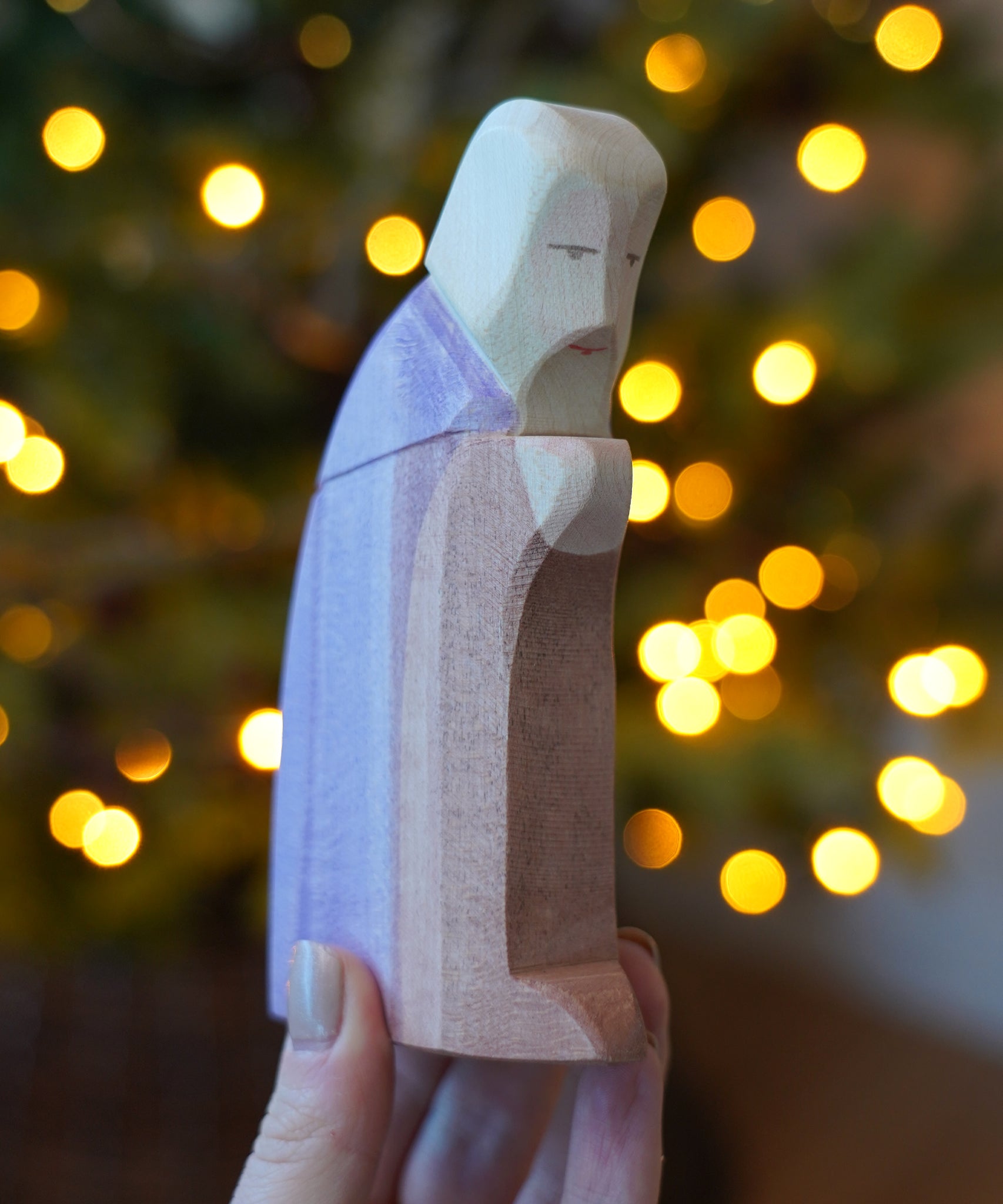 Ostheimer wooden Joseph figure - nativity toy or Christmas decoration - buy now at Babipur.